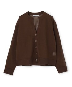 UNFILO シアーフォルムニット キーネックカーディガン