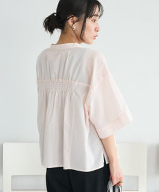 CRAFT STANDARD BOUTIQUE バックギャザーポンチョシャツ