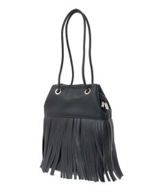 Green Parks ａｎｄｍｉｋｋａ．フリンジ巾着ショルダーバッグ