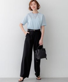 23区 S 【先行予約/見上愛さん着用】シアーコンフォート クルーネック Tシャツ