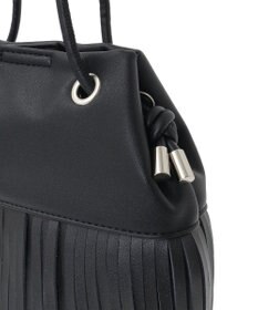 Green Parks ａｎｄｍｉｋｋａ．フリンジ巾着ショルダーバッグ