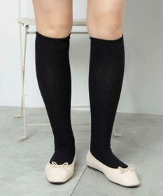 WEGO 細リブハイソックス