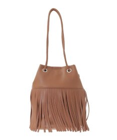 Green Parks ａｎｄｍｉｋｋａ．フリンジ巾着ショルダーバッグ