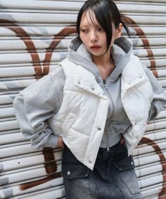 WEGO 【25年秋冬新作】ショートパファーベスト