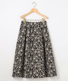 組曲 S 【加藤ローサさん着用】フラワージャカード スカート