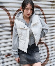 WEGO 【25年秋冬新作】ショートパファーベスト