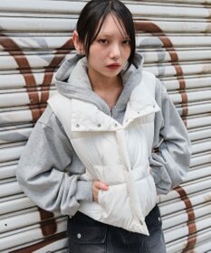 WEGO 【25年秋冬新作】ショートパファーベスト