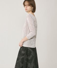 GRACE CONTINENTAL クラッシュベロアカットトップ