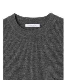 Green Parks リブニットミニワンピース