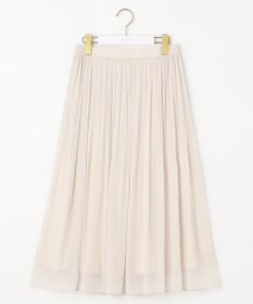 ANY SIS L 【洗える】シャイニープリーツ スカート