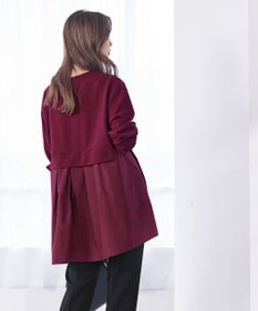 Tiaclasse 【洗える】重ね着風チュニックプルオーバー