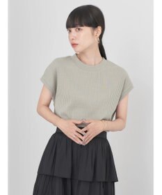 earth music&ecology フレンチスリーブリブプルオーバー