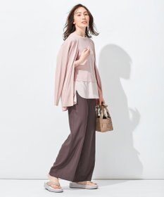 自由区 【洗える】ハイツイストコットンアセテート ニットカーディガン