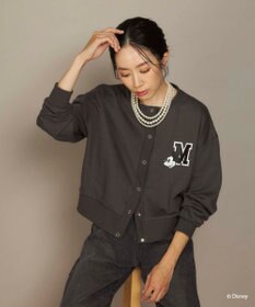 OP／FILA 【ocean pacific】ミッキー/裏毛カーディガン【Disney/ディズニー】