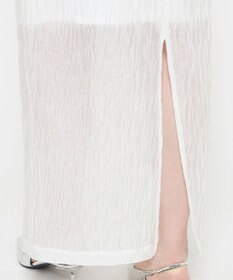 uncrave 【佐藤晴美さん着用】シアー ジャガード タイト スカート