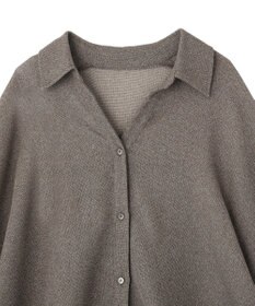 YECCA VECCA 　裾ドロストメッシュシャツ