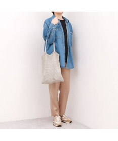 UNBILLION カシュカシュ cachecache / ラメ糸編みトートバッグ