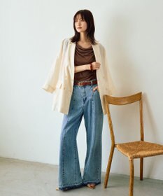 YECCA VECCA 【接触冷感】ドレープカットトップス