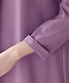 Tiaclasse 【洗える】バックギャザーハートネックAラインワンピース