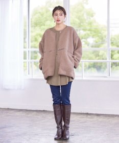 Tiaclasse 【洗える】重ね着風チュニックプルオーバー