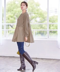 Tiaclasse 【洗える】重ね着風チュニックプルオーバー