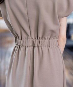 Tiaclasse 【洗える】ハイストレッチジョーゼットワンピース