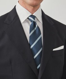 GOTAIRIKU GOTAIRIKU別注【日本製】シルク ネクタイ_ストライプ