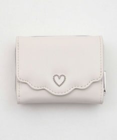 WEGO フリルデザインハートメタルウォレット