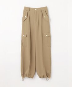 GRACE CONTINENTAL バックサテンカーゴパンツ