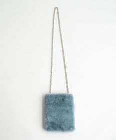 WEGO ファーチェーンミニショルダー