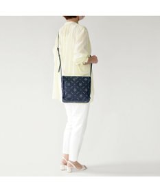 IBIZA アスール　ロゴデニム　ショルダーバッグ