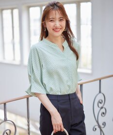 ANY SIS 【洗える】カフリングポイント ブラウス