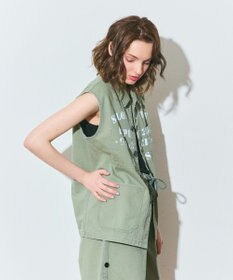 GRACE CONTINENTAL ヘリンボーンツイルジレ