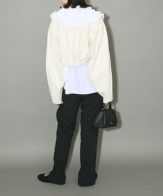 Green Parks フェイクレザーショートブルゾン