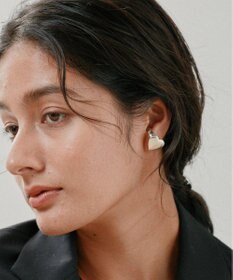 yoaa シルバー925 ハートプレートイヤーカフリング