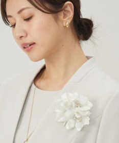 J.PRESS LADIES トリプル コサージュ