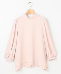 組曲 L 【KUMIKYOKU NAVY】ジョーゼットシフォン2WAY ボウタイブラウス