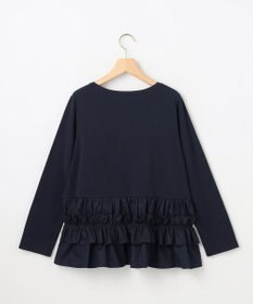 組曲 フリルシャツコンビ ロングTシャツ