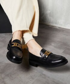 BONTRE 【Oggi 2月号掲載】【LucaGrossi/ルカグロッシ】幾何学ビットローファー/K072M-UA