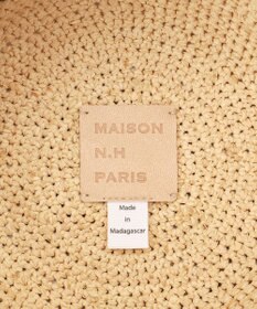 GRACE CONTINENTAL MAISON N.H Parisラフィアリボンハット