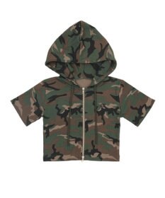 WEGO リブハンソデジップパーカー