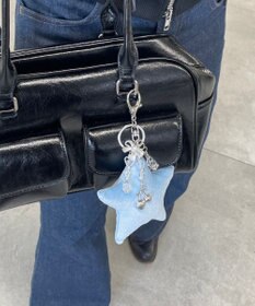 WEGO ベロアスターキーホルダー