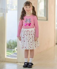 ANY KIDS 【チェリーベリーシリーズ】フルーツ チュール スカート