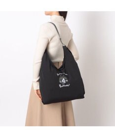 UNBILLION カシュカシュ cachecache / アニマルドローイング刺繍ナイロントート