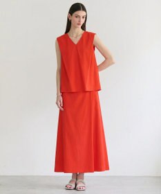 BEIGE， YANN / ラップタック フレアスカート