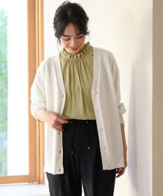 ANY 【洗濯機可能・UVケア】Ｖネック カーディガン