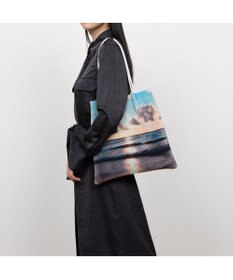 UNBILLION カシュカシュ cachecache / インクジェットプリーツトート