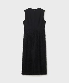 GRACE CONTINENTAL フェザー刺繍コンビワンピース