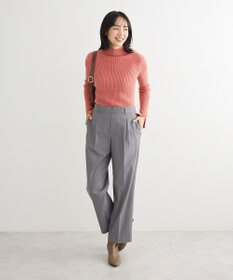 Green Parks ・Ｐｅｔｉｔ　Ｆｌｅｕｒ　ボトルネックリブニット