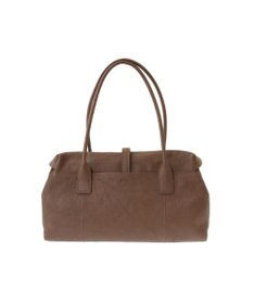 genten ゴートシュリンク かぶせ付トートバッグ